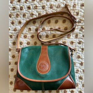 kangaROOS Green and Brown Crossbody Bag